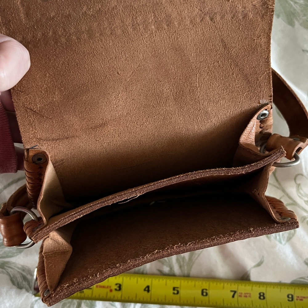 Brown Leather Crossbody Bag - Picture 3 of 3